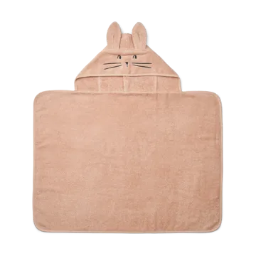 Vilias rabbit badcape Handtuch mit Kapuze 60x80 cm - Pale tuscany - Liewood