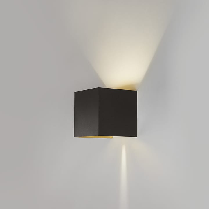Box Mini Up/Down Wandleuchte, Black Light-Point