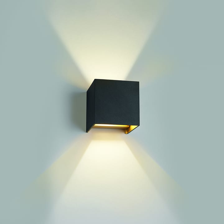 Box Mini Up/Down Wandleuchte, Black Light-Point
