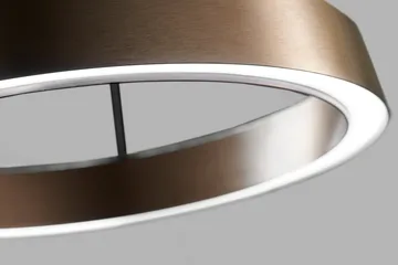 Edge round Ø40 Pendelleuchte switch tune - Rose gold - Light-Point