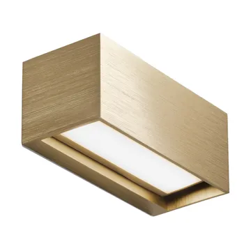Linea W1 Wandleuchte switch tune - Brass 7x15 cm - Light-Point