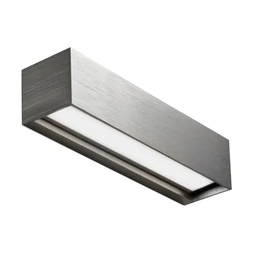 Linea W2 Wandleuchte switch tune - Titanium, 7x30 cm - Light-Point