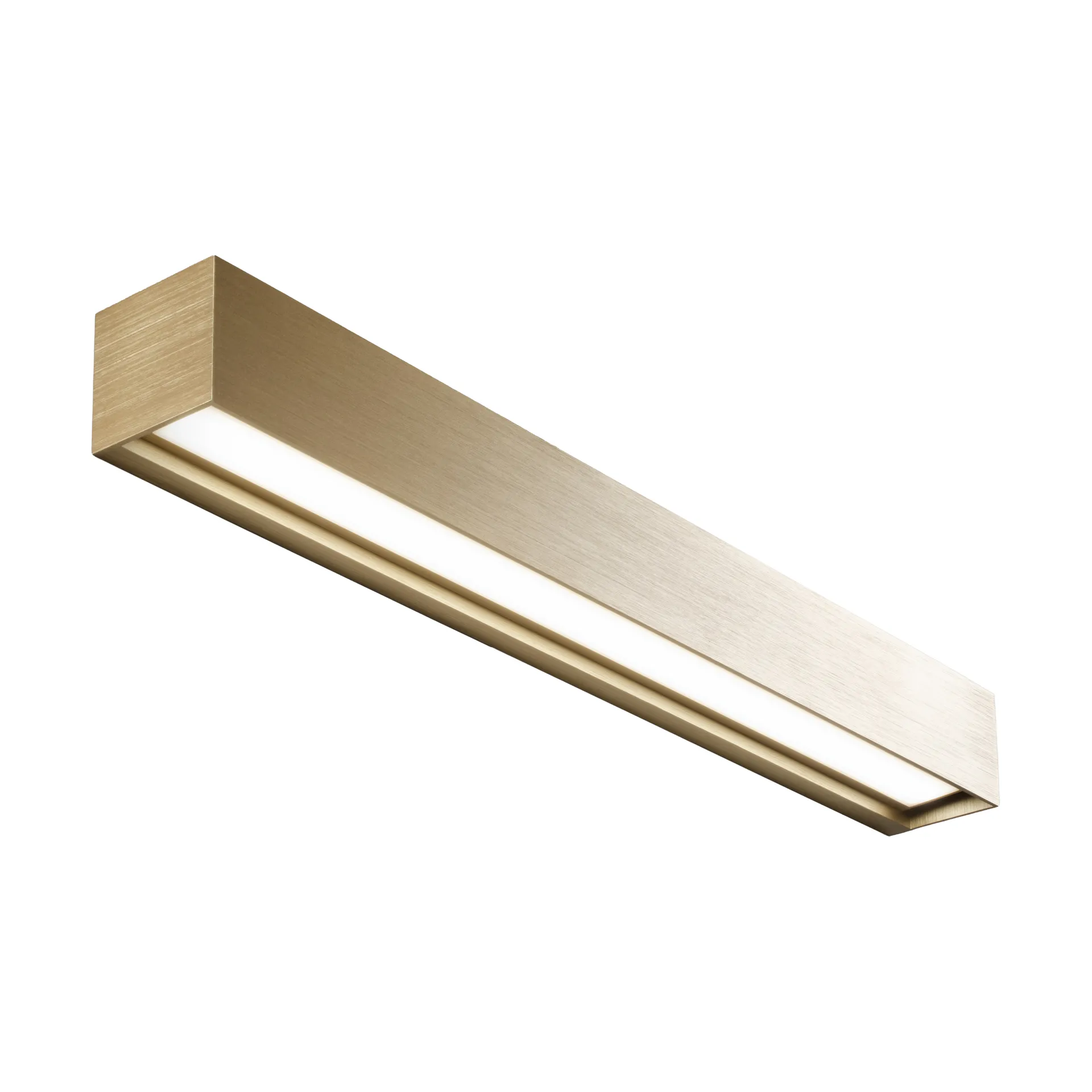 Linea W3 Wandleuchte switch tune, Brass, 7x60 cm Light-Point