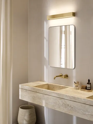 Linea W3 Wandleuchte switch tune - Brass, 7x60 cm - Light-Point