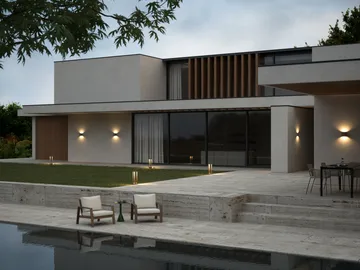 Mirage Outdoor-Leuchte Switch Tune - Rust, 12x48 cm - Light-Point