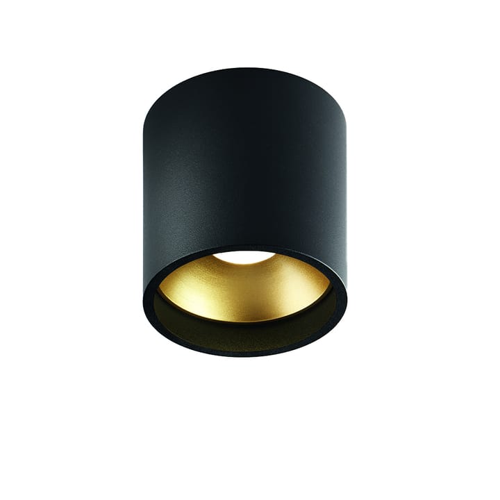 Solo Round spotlight - Black/gold, 3000 kelvin - Light-Point