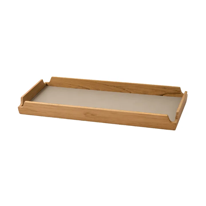 Airy Nupo Tablett - Clay brown-teak, slim - LIND DNA