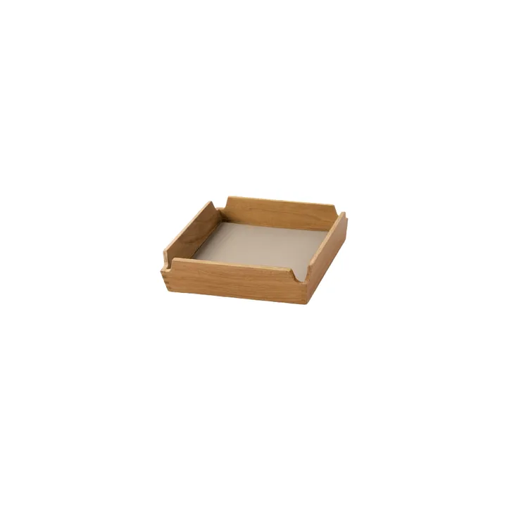 Airy Nupo Tablett - Clay crown-teak, mini - LIND DNA