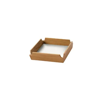 Airy Nupo Tablett - Pure white-teak, mini - LIND DNA