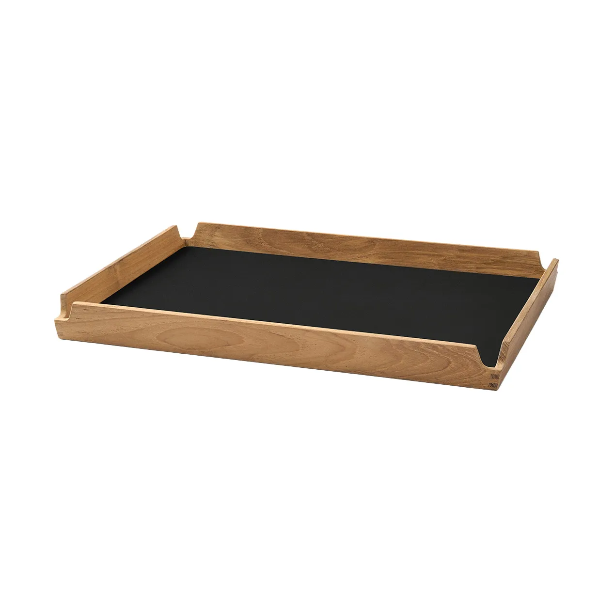 Airy Teak-Tablett square M, Nupo black ink LIND DNA