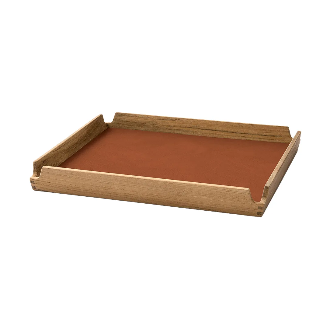 Airy Teak-Tablett square S, Nupo nature LIND DNA