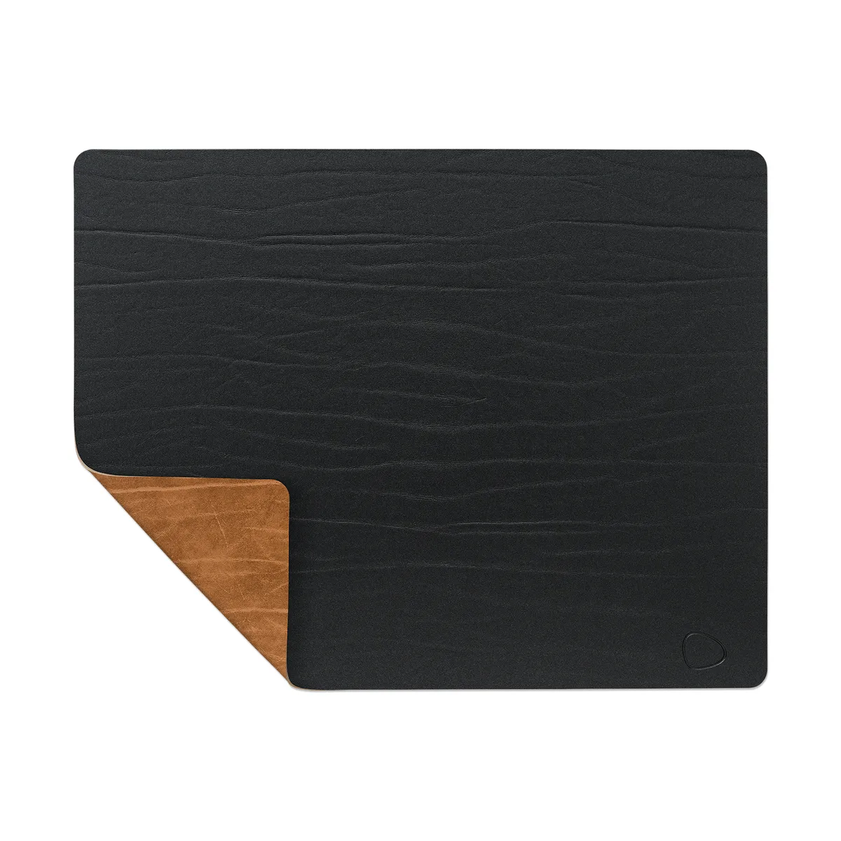 LIND DNA Buffalo Platzdecke reversibel square 1 St. Schwarz-natur
