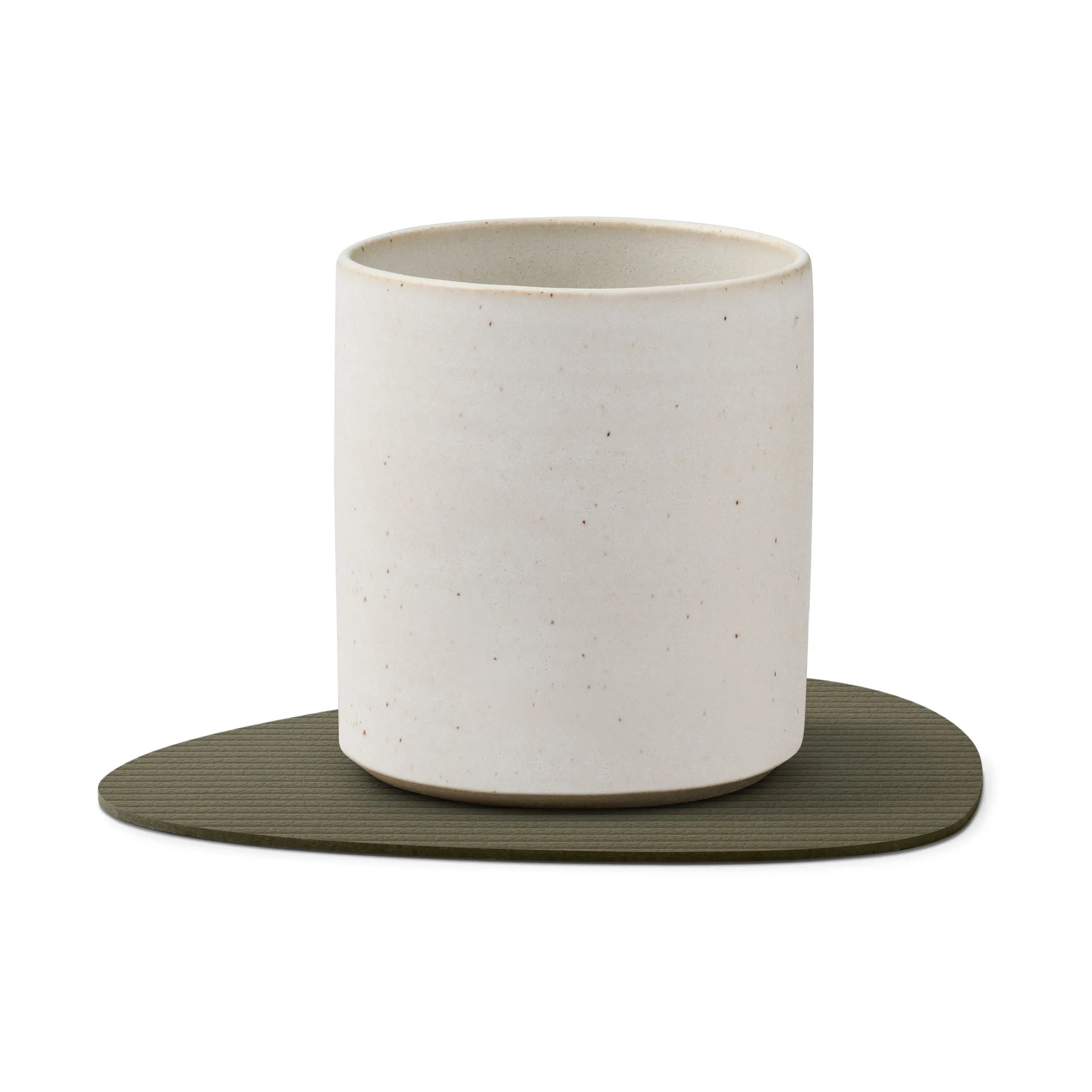 Corduroy Glasuntersetzer curve, Army Green LIND DNA