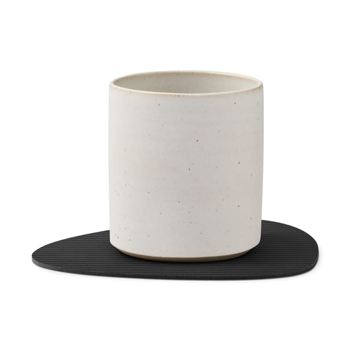 Corduroy Glasuntersetzer curve, Black LIND DNA