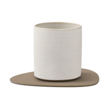 Corduroy Glasuntersetzer curve - Clay Brown - LIND DNA