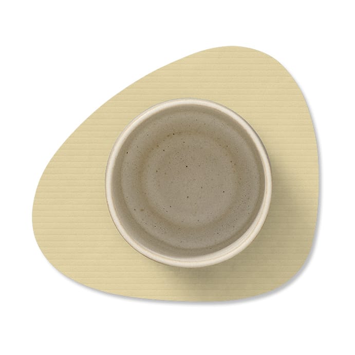 Corduroy Glasuntersetzer curve, Lemon Sorbet LIND DNA