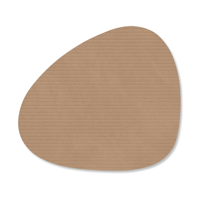 LIND DNA Corduroy Glasuntersetzer curve Nougat