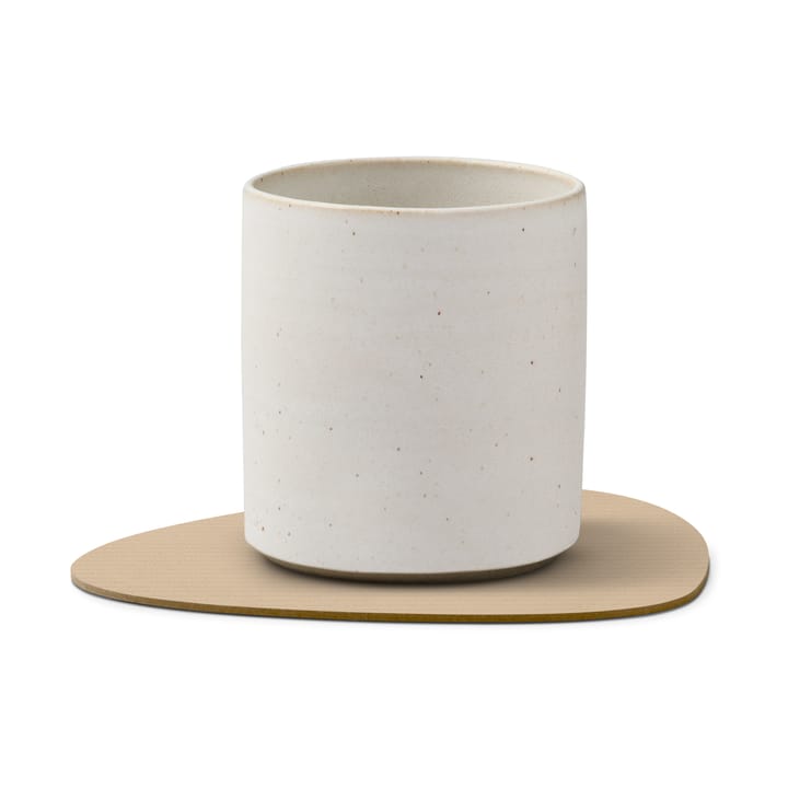 Corduroy Glasuntersetzer curve, Sand LIND DNA