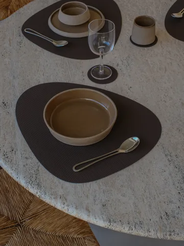 Corduroy Glasuntersetzer - Hazel, circle - LIND DNA