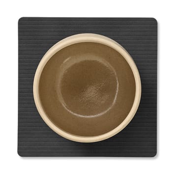 Corduroy Glasuntersetzer square - Black - LIND DNA