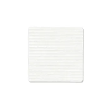 Corduroy Glasuntersetzer square - Pure white - LIND DNA