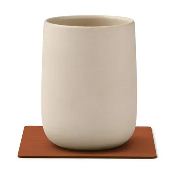 Corduroy Glasuntersetzer square - Rost - LIND DNA