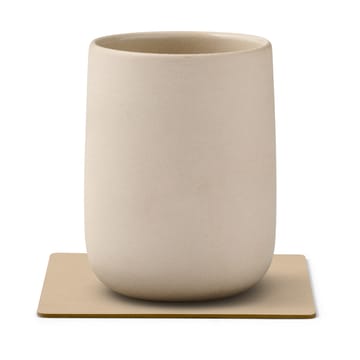 Corduroy Glasuntersetzer square - Sand - LIND DNA