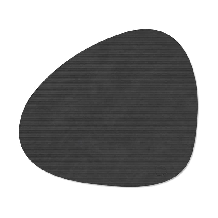 Corduroy Tischset curve L - Black - LIND DNA