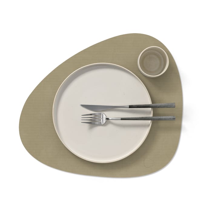 Corduroy Tischset curve L, Herbal Dust LIND DNA