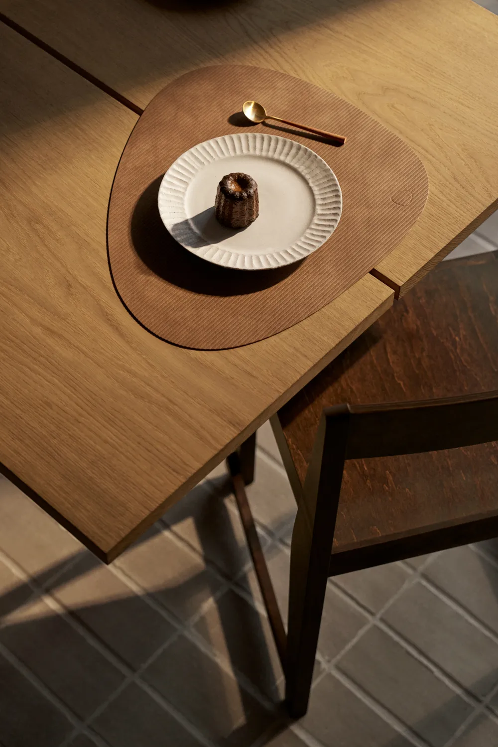 Corduroy Tischset curve L, Nature LIND DNA