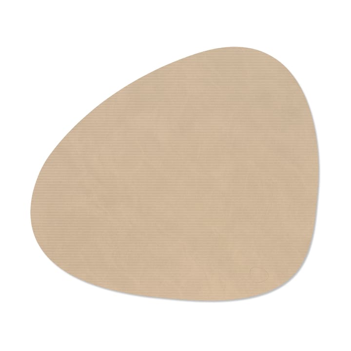 Corduroy Tischset curve L - Sand - LIND DNA