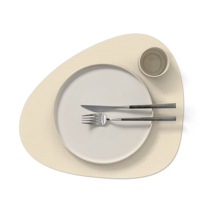 Corduroy Tischset curve L, Vanilla LIND DNA