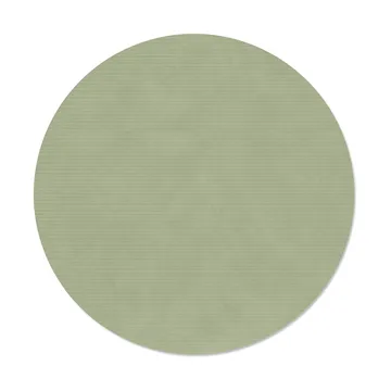Corduroy Tischset - Olive green, circle, L - LIND DNA