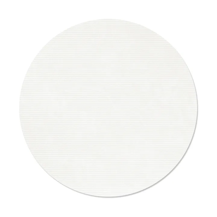 Corduroy Tischset - Pure white, circle, L - LIND DNA