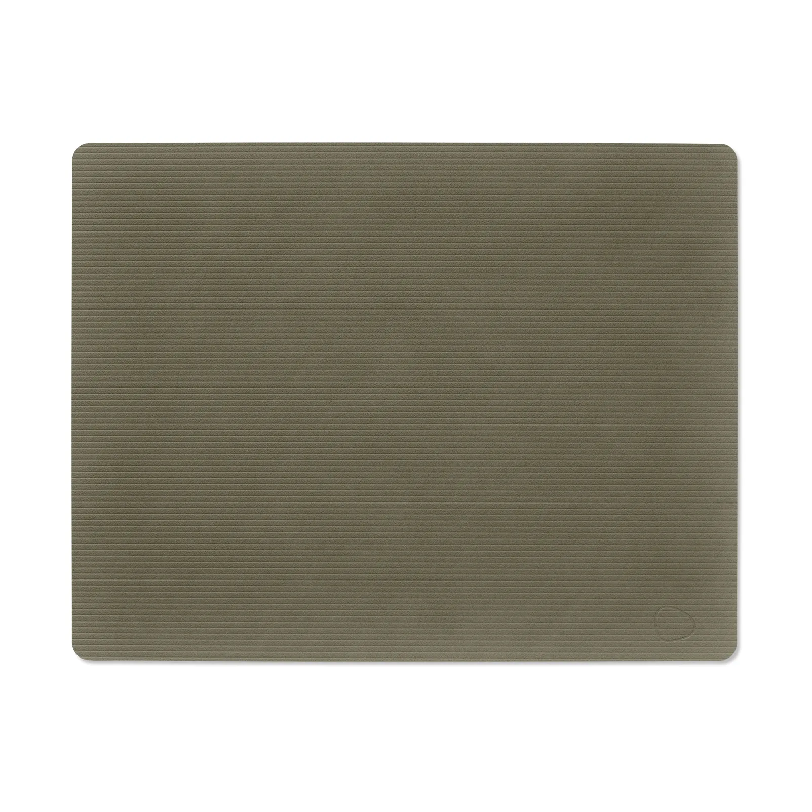 Corduroy Tischset square L, Army Green LIND DNA