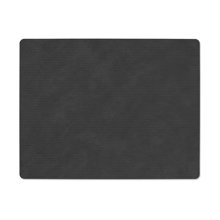 Corduroy Tischset square L - Black - LIND DNA