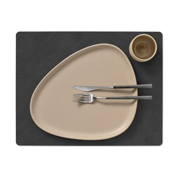 Corduroy Tischset square L - Black - LIND DNA