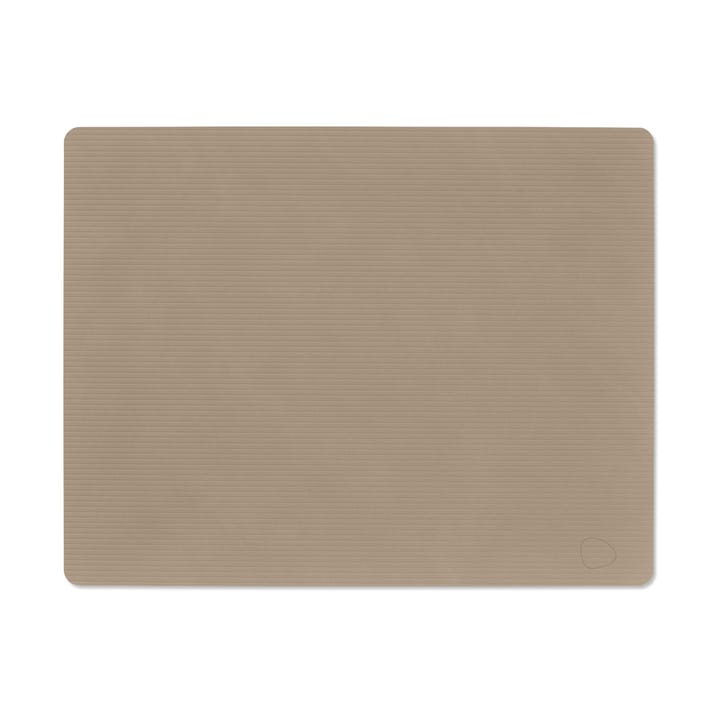 Corduroy Tischset square L - Clay Brown - LIND DNA