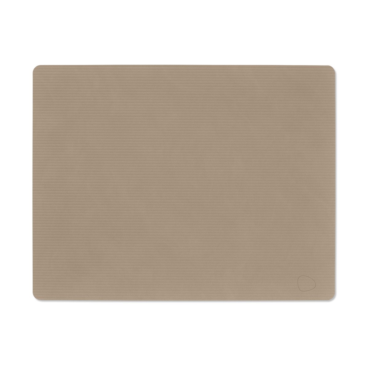 LIND DNA Corduroy Tischset square L Clay Brown