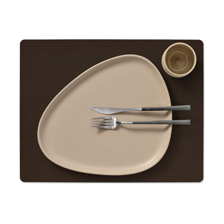 Corduroy Tischset square L, Hazel LIND DNA