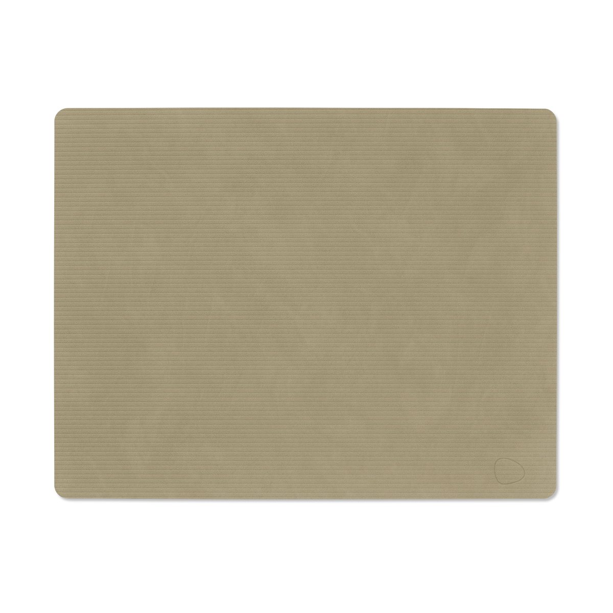 LIND DNA Corduroy Tischset square L Herbal Dust