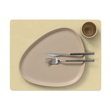 Corduroy Tischset square L - Lemon Sorbet - LIND DNA