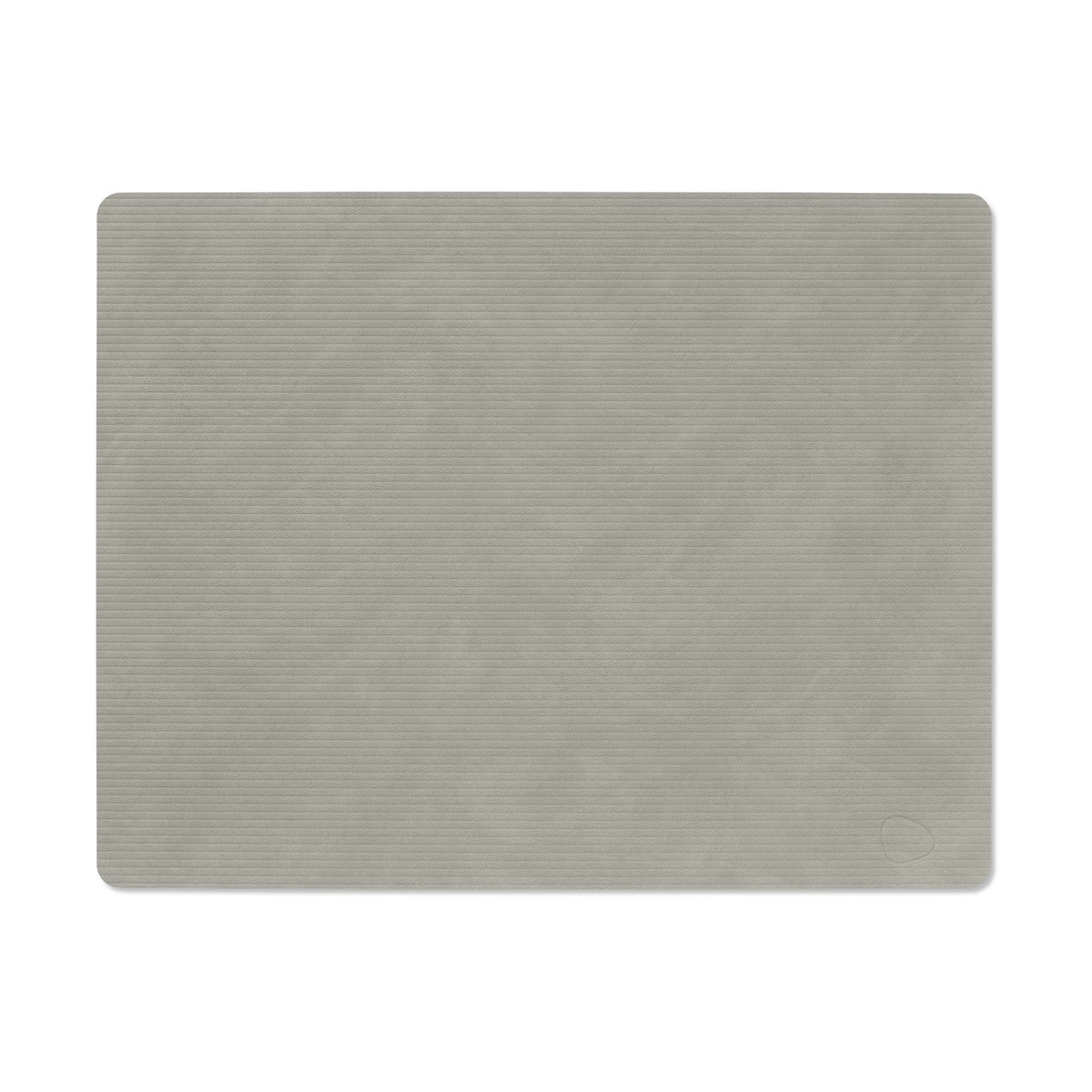 LIND DNA Corduroy Tischset square L Light Grey