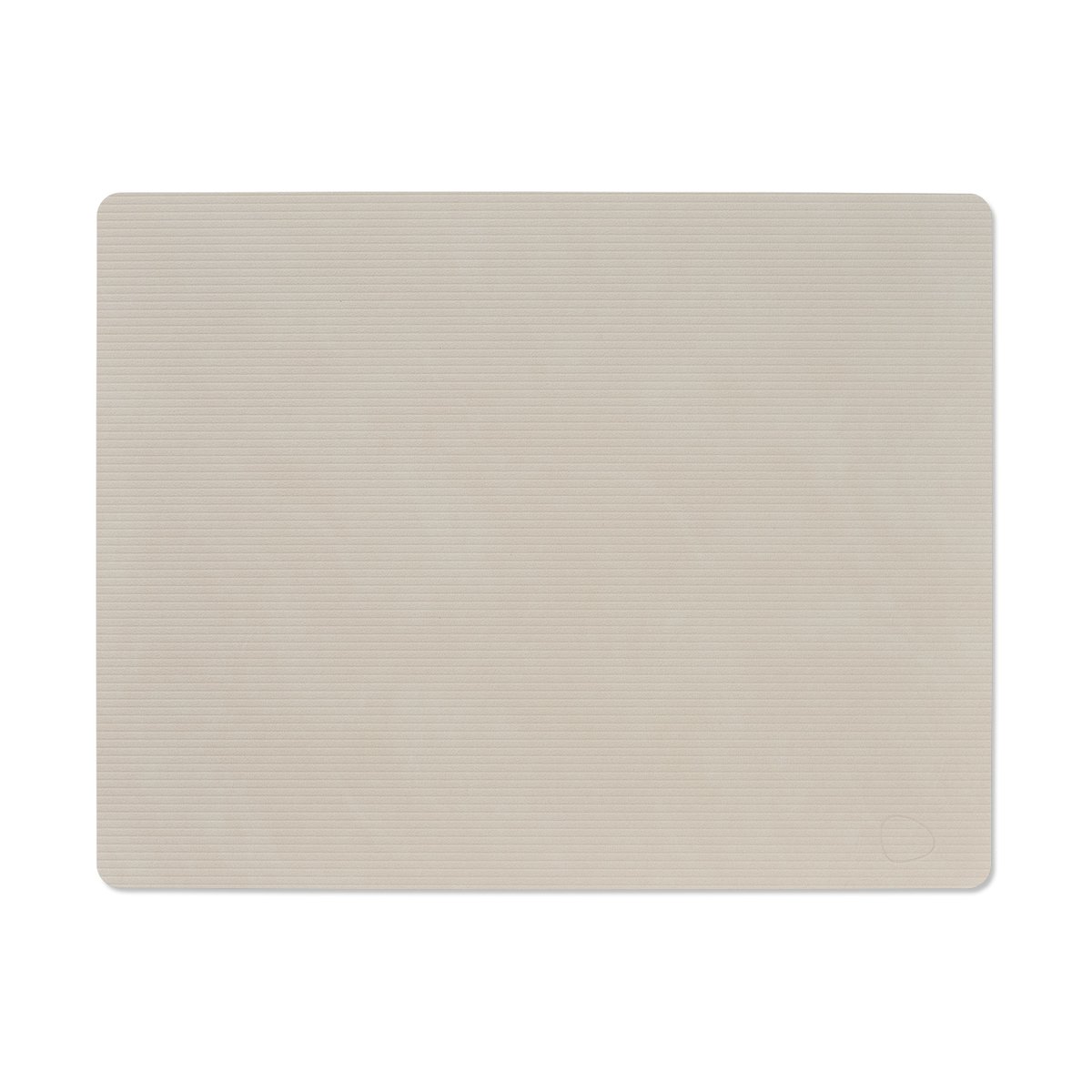 LIND DNA Corduroy Tischset square L Oyster White