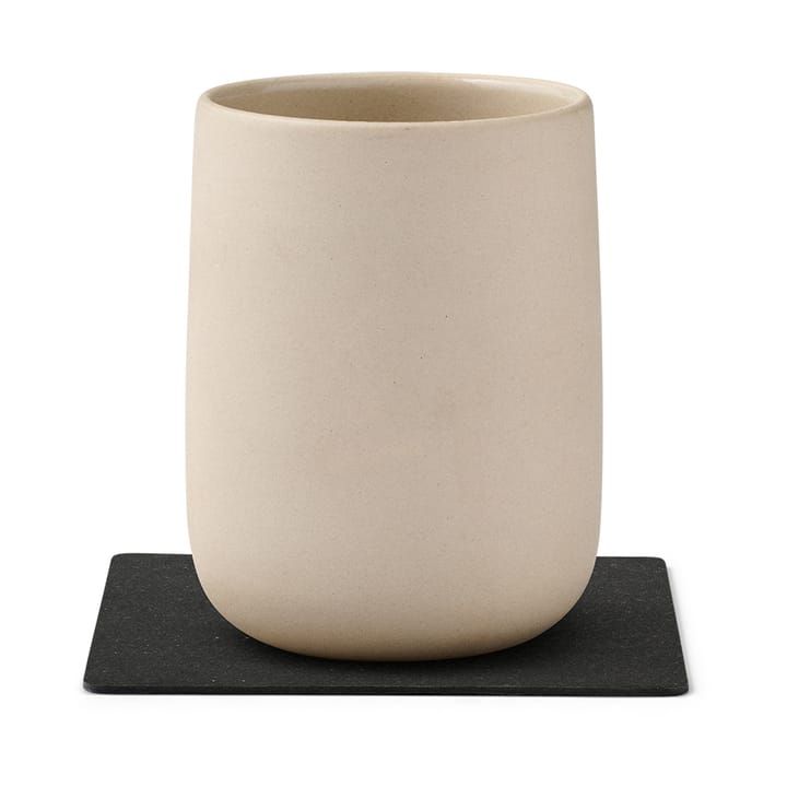 Core Glasuntersetzer square, Flecked anthracite LIND DNA