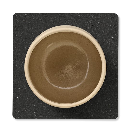 Core Glasuntersetzer square, Flecked anthracite LIND DNA