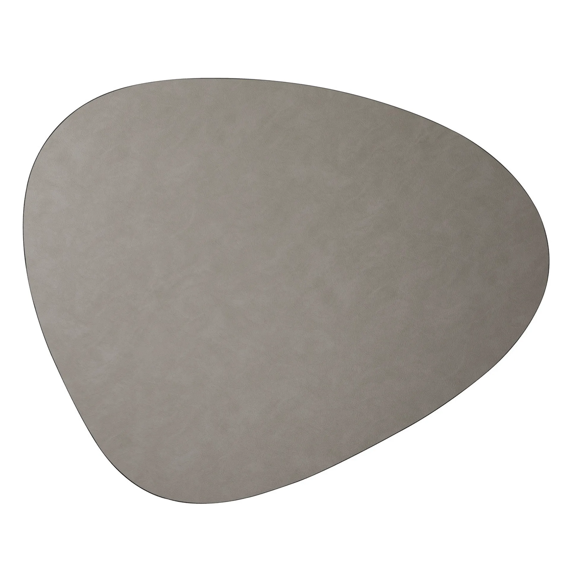 Curve Cloud Lederteppich XXL, Light grey LIND DNA