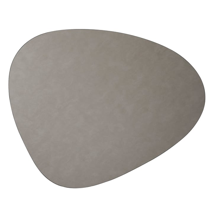 Curve Cloud Lederteppich XXL - Light grey - LIND DNA