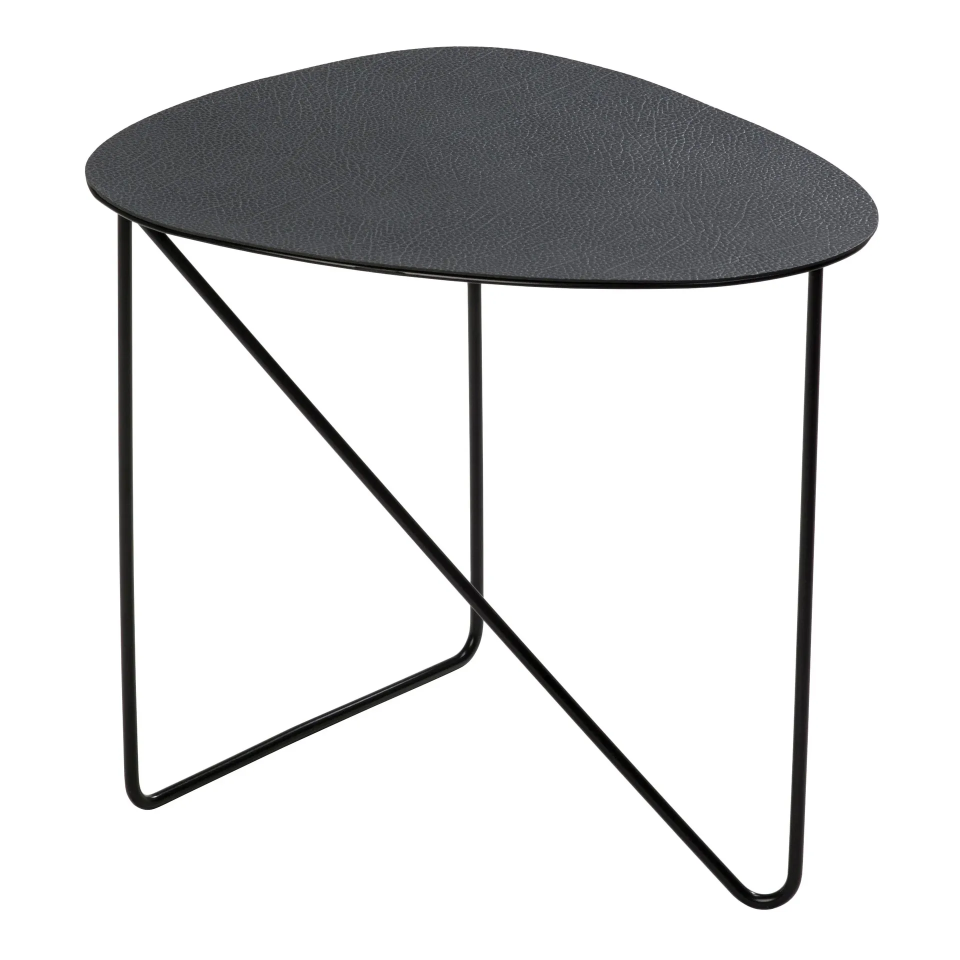 Curve Hippo Beistelltisch M, Black-anthracite LIND DNA