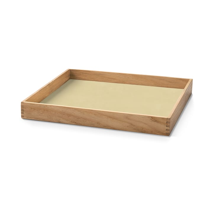 Even Teak-Tablett Square S - Nupo lemon sorbet - LIND DNA